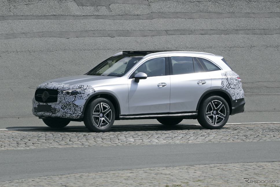 メルセデスベンツ GLC 次期型プロトタイプ(スクープ写真)《APOLLO NEWS SERVICE》