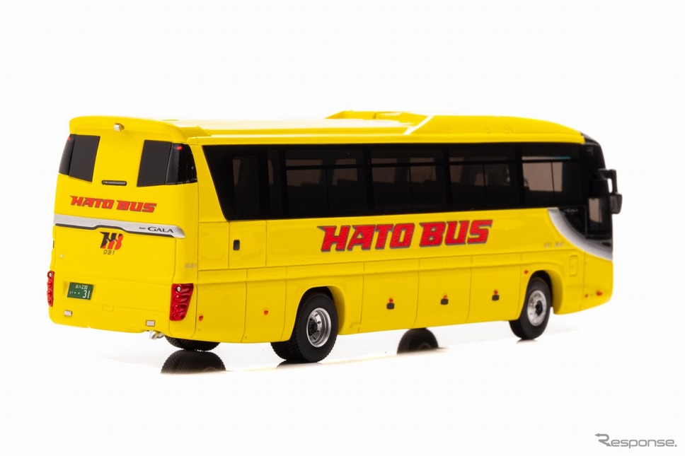 はとバス(031号車)いすゞ ガーラスーパーハイデッカー(1/64スケールモデル)《写真提供 ヒコセブン》