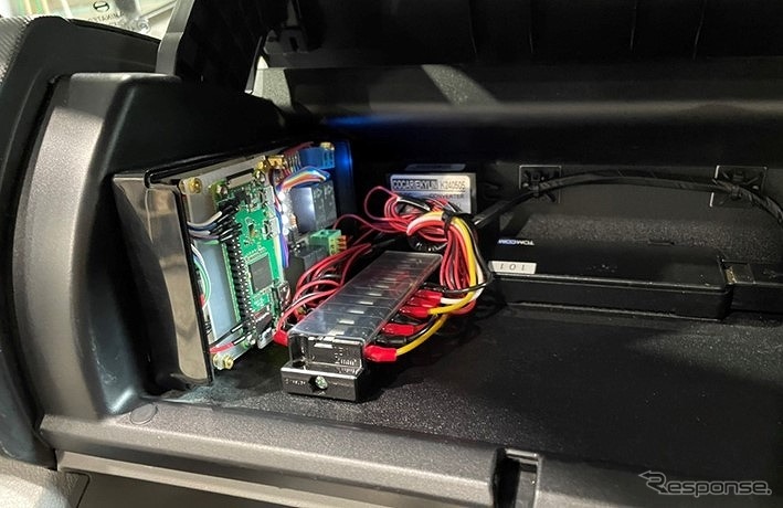 PTOモニタリングIoTの機能実証機(プロトタイプデバイス)《写真提供 ヤマグチレッカー》
