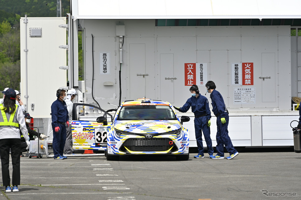 スーパー耐久公式テストの様子《写真撮影 雪岡直樹》
