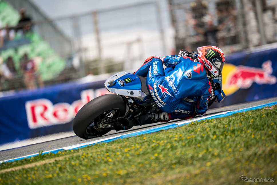 リンス(スズキ)、MotoGPスペインGPフリー走行(4月29日)《Photo by Steve Wobser/Getty Images Sport/ゲッティイメージズ》