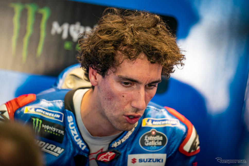 リンス(スズキ)、MotoGPスペインGPフリー走行(4月29日)《Photo by Steve Wobser/Getty Images Sport/ゲッティイメージズ》