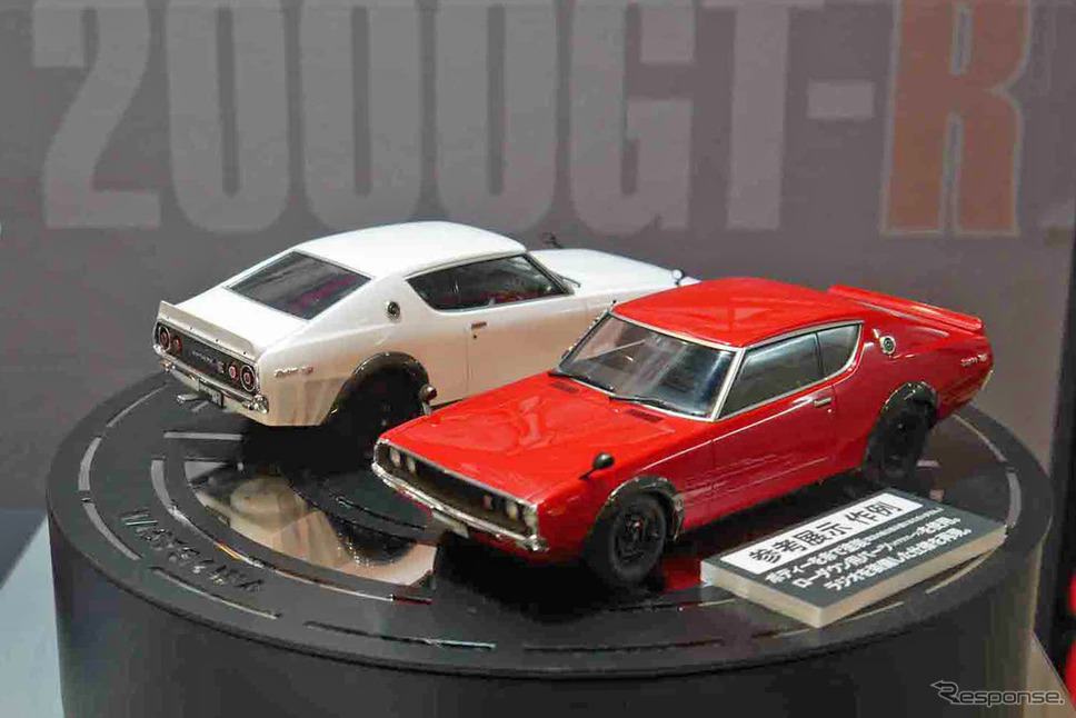 3年ぶりのフル開幕となった「第60回 静岡ホビーショー」。写真はハセガワのプラモデル『ニッサン スカイライン 2000GT-R』《写真撮影 中村孝仁》
