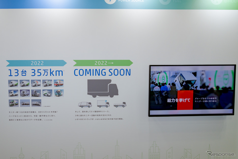 13台のモニター車が使われ、総走行距離は35万kmにも及んだ。《写真撮影 関口敬文》