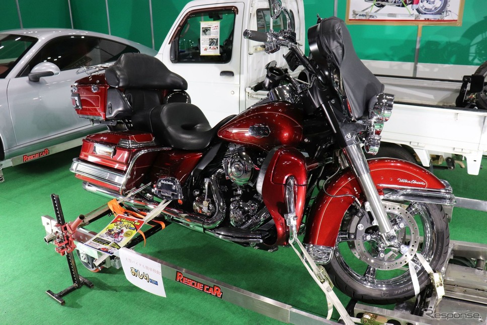 バイクの固定・固縛は意外と難しい≪撮影 中尾真二≫