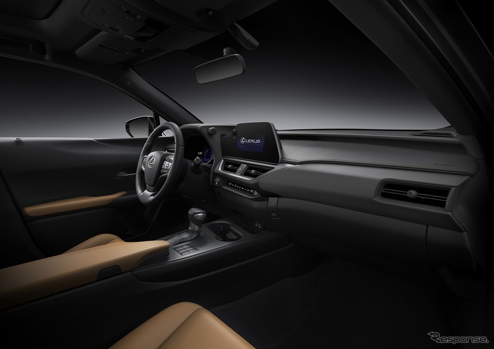 レクサス UX インテリアカラー ヘーゼル（プロトタイプ）《写真提供 トヨタ自動車》