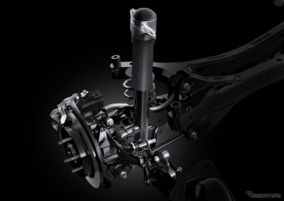 レクサス UX AVS（Adaptive Variable Suspension system）（プロトタイプ）《写真提供 トヨタ自動車》