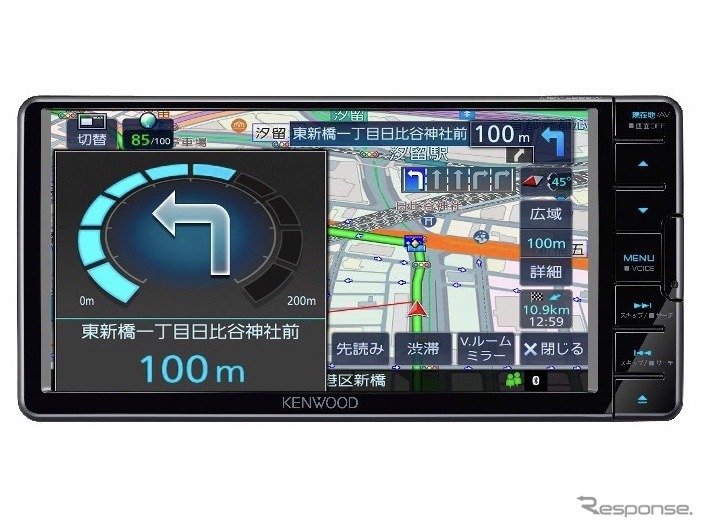 ケンウッド“彩速ナビ”MDV-L309W《写真提供 JVCケンウッド》