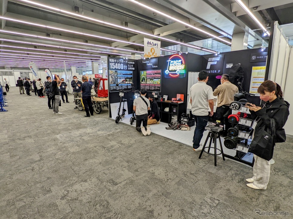 BICYCLE-E・MOBILITY CITY EXPO 2022の会場《写真撮影 家本浩太》
