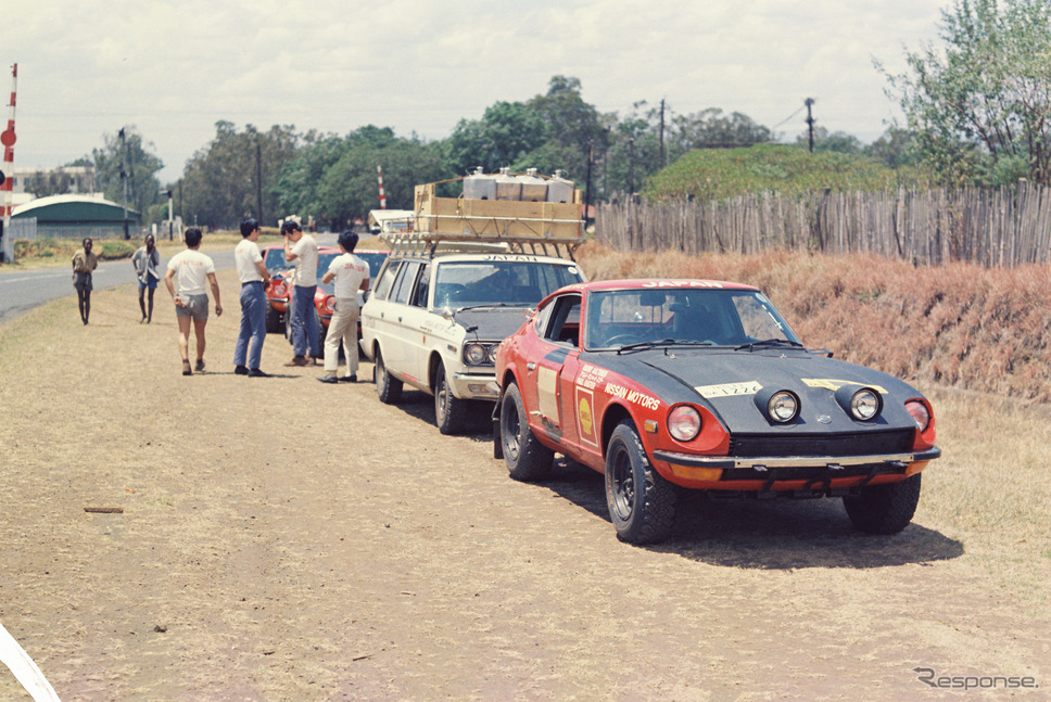 1971年東アフリカ・サファリラリー《写真提供 日産自動車》