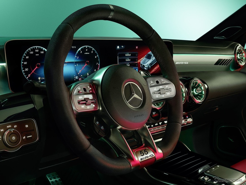メルセデスAMG CLA45 S 4MATIC クーペ の「エディション55」《photo by Mercedes-Benz》