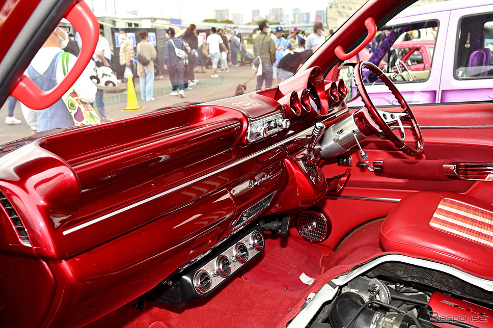 個性的な装いアメリカンワンボックスが面白い!…34th MOONEYES Street Car Nationals写真撮影:雪岡直樹