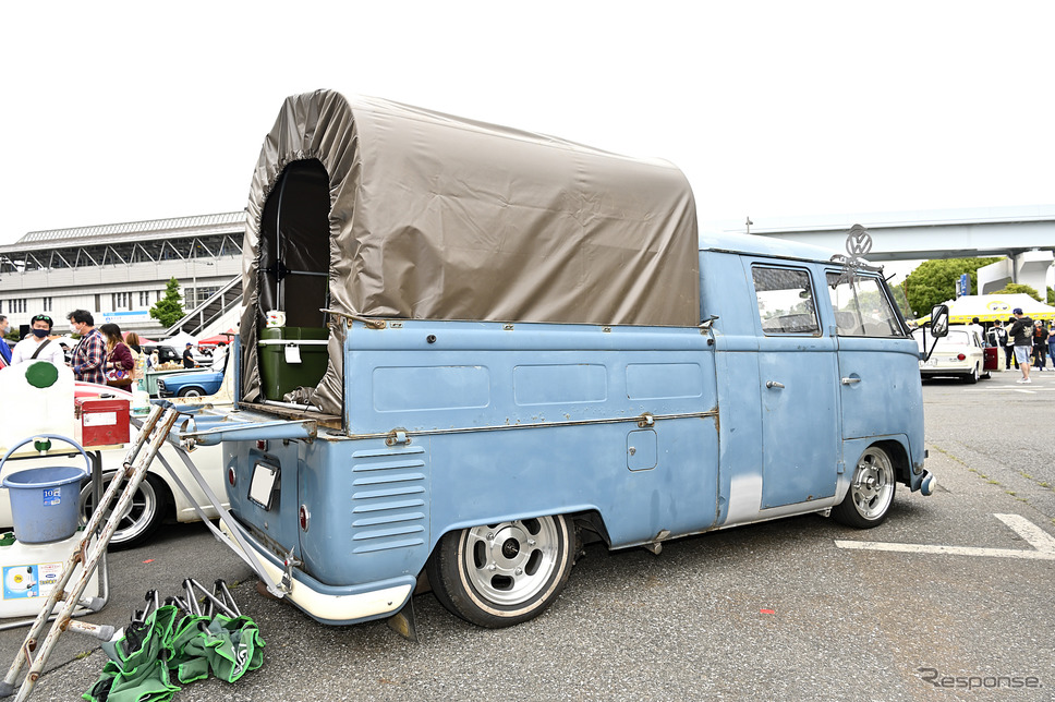 個性的な装いアメリカンワンボックスが面白い!…34th MOONEYES Street Car Nationals写真撮影:雪岡直樹