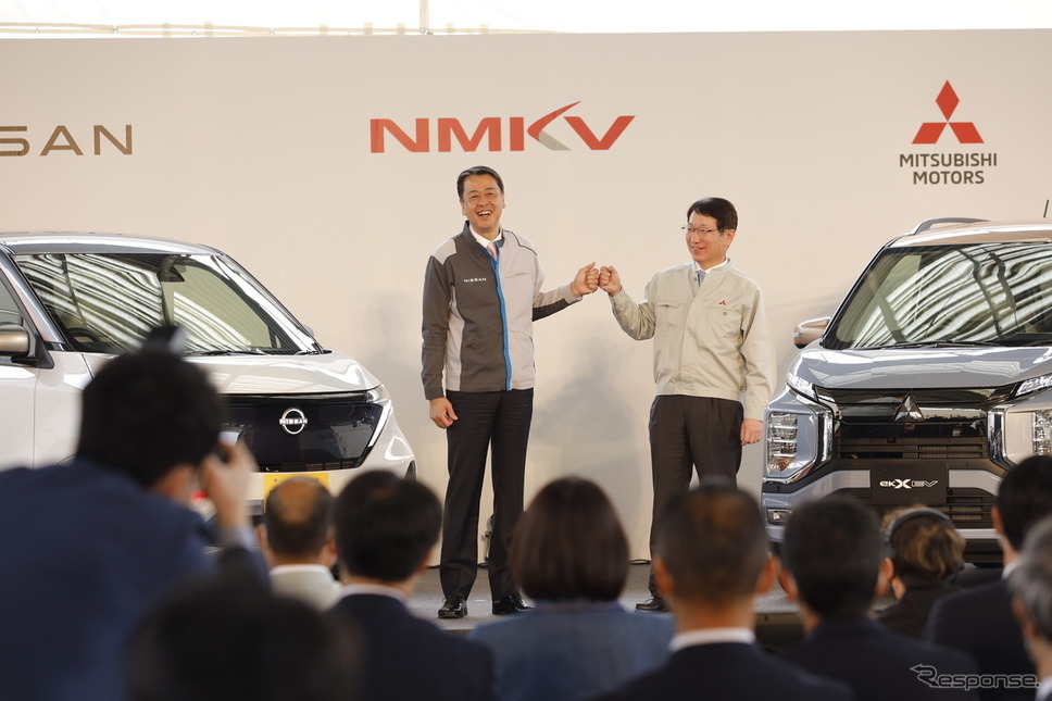 日産自動車&三菱自動車、NMKVが新型「軽電気自動車」のオフライン式を実施《写真提供 日産自動車》
