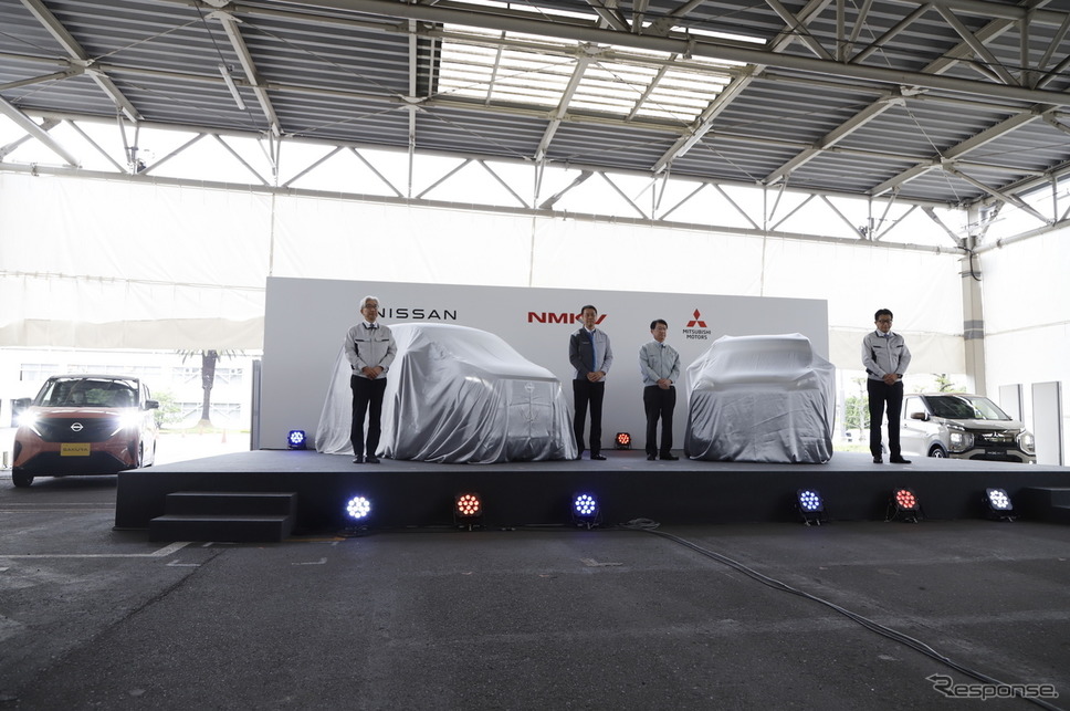 日産自動車&三菱自動車、NMKVが新型「軽電気自動車」のオフライン式を実施《写真提供 日産自動車》