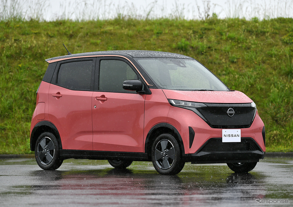 日産 サクラ(G・ブロッサムピンク)《写真撮影 中野英幸》