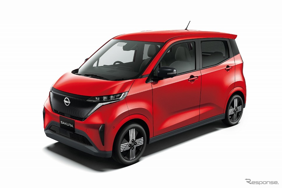 日産サクラ(スパークリングレッド)《写真提供 日産自動車》