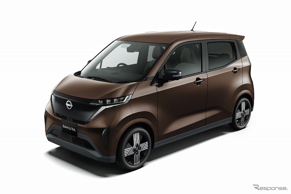 日産サクラ(アッシュレッド)《写真提供 日産自動車》