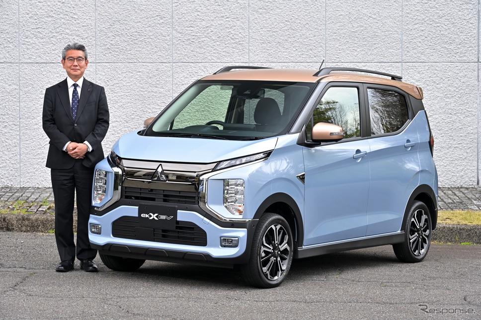 三菱自動車 国内商品販促部シニアスタッフの露木茂さん《写真撮影 雪岡直樹》