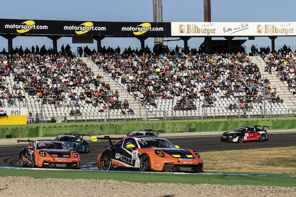 ホッケンハイム:ポルシェ911 GT3カップ、ドイツ・ポルシェ・カレラ・カップ(2021年)《photo by Porsche》