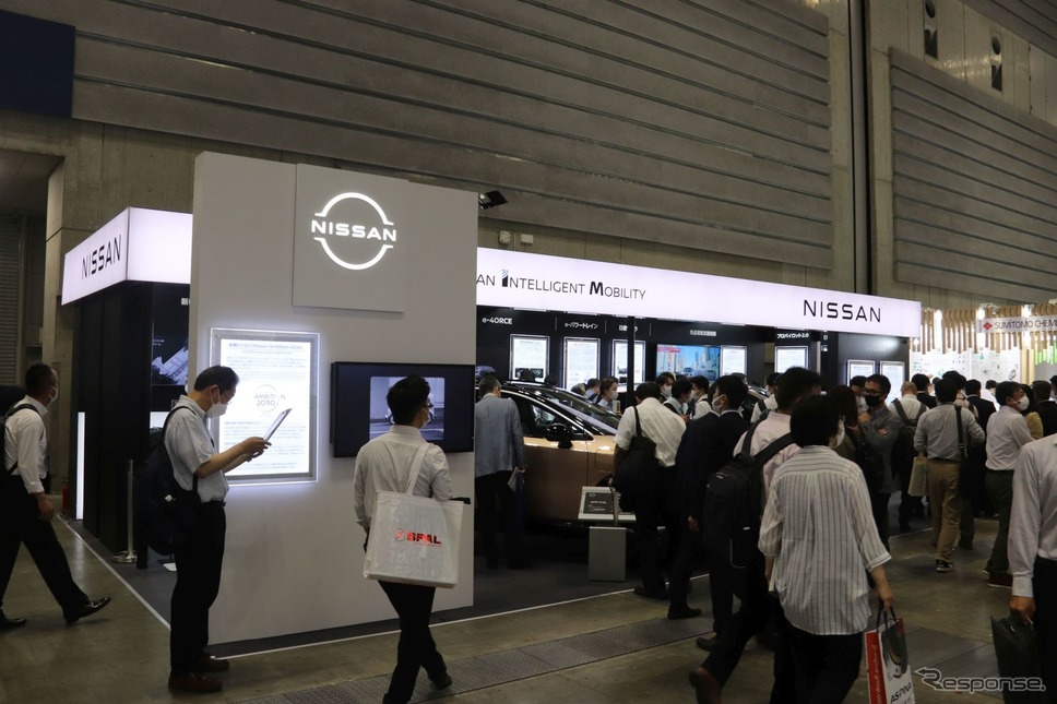 日産ブースは大盛況:人とクルマのテクノロジー2022≪撮影 中尾真二≫
