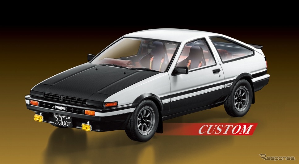 スプリンタートレノAE86を進化させるカスタムパーツ(別売り)も充実《写真提供 デアゴスティーニ・ジャパン》