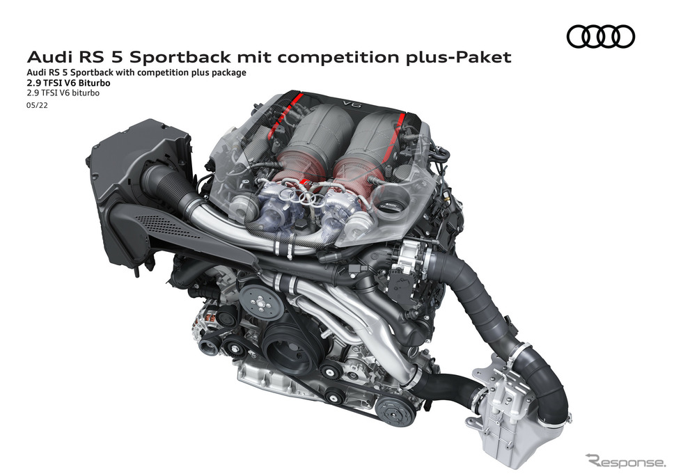 アウディ RS5 スポーツバック の「コンペティション・プラス・パッケージ」《photo by Audi》
