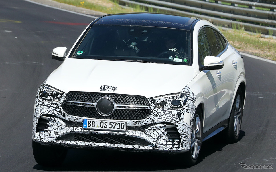 メルセデスベンツ GLE 改良新型プロトタイプ(スクープ写真)《APOLLO NEWS SERVICE》