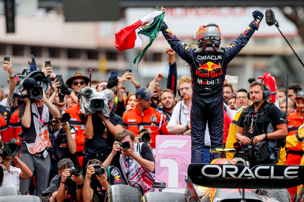 2022年のF1モナコGPを制した#11 ペレス(レッドブル)。《Photo by Red Bull》