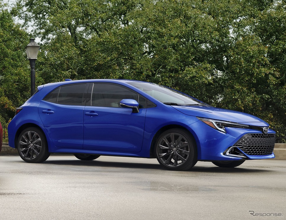 トヨタ・カローラ・ハッチバック(カローラスポーツ)に相当)の2023年モデル(米国仕様)《photo by Toyota》