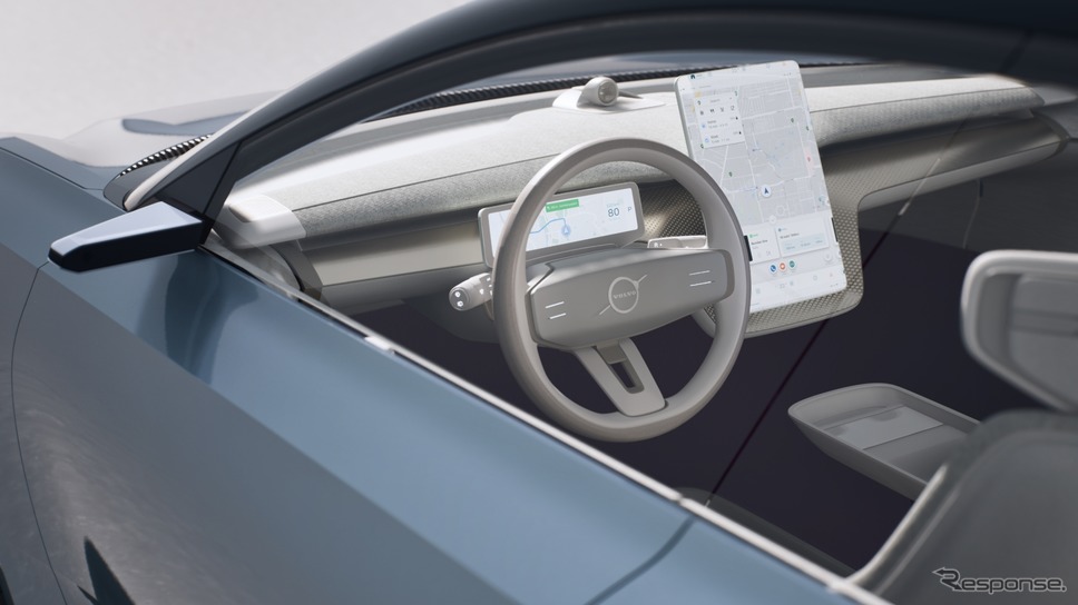 ボルボカーズの次世代EVの車載ディスプレイのイメージ《photo by Volvo Cars》