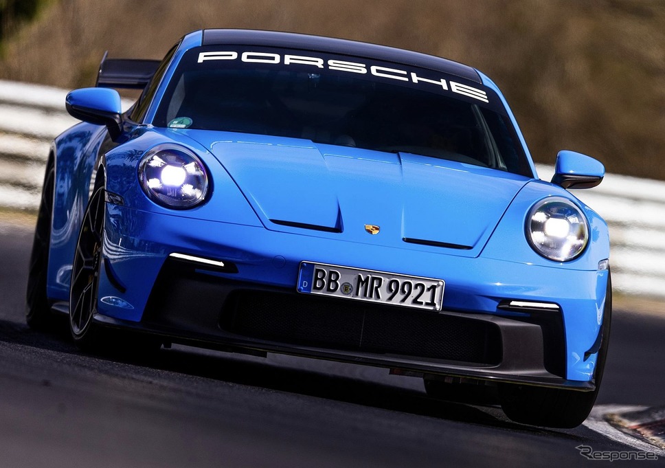 ポルシェ 911 GT3 新型の純正オプション「マンタイパフォーマンスキット」装着車《photo by Porsche》