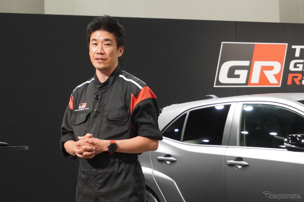 GRカローラ のチーフエンジニア 坂本尚之さん《写真撮影 宮崎壮人》