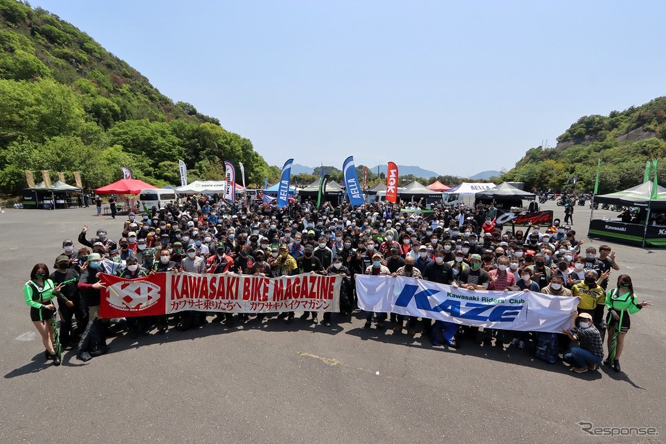 2022年5月広島会場の様子《写真提供 カワサキモータースジャパン》