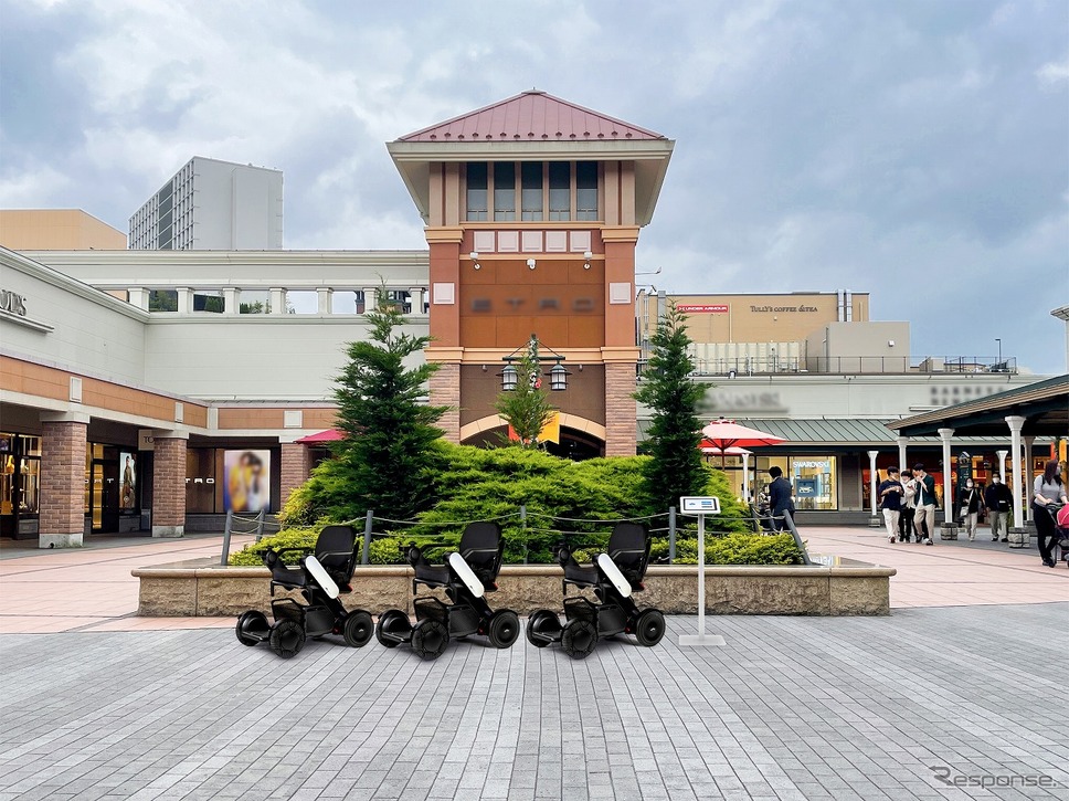 貸出ポート設置場所《写真提供 WHILL》