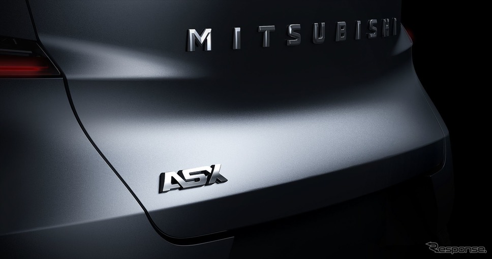 三菱 ASX（ RVR に相当）新型のティザー写真《photo by Mitsubishi Motors》
