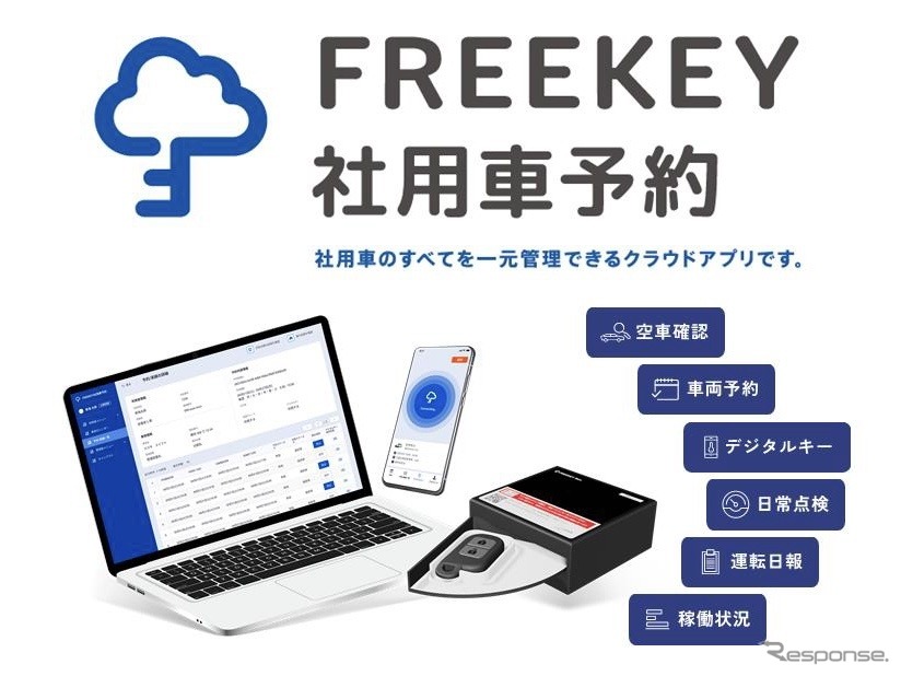 マックスガイが社用車管理システム「FREEKEY社用車予約」を導入《画像提供 東海理化》