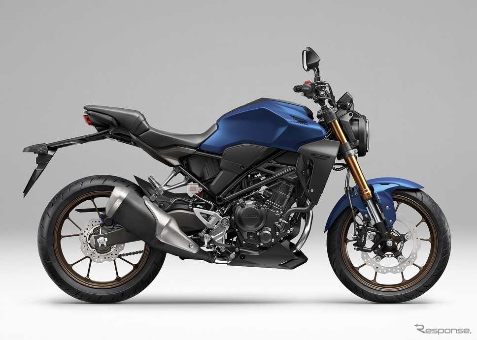 ホンダ CB250R(マットパールアジャイルブルー)《写真提供 本田技研工業》