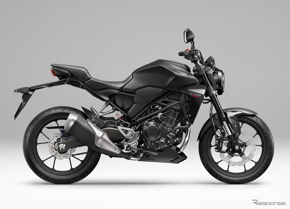 ホンダ CB250R(マットガンパウダーブラックメタリック)《写真提供 本田技研工業》