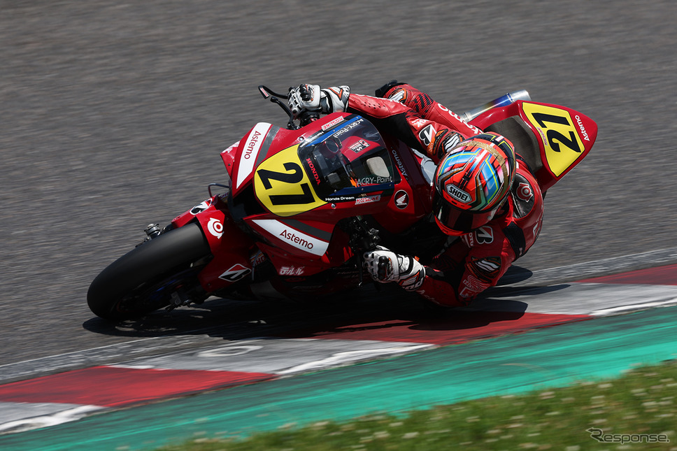 6番手タイムの Astemo Honda DreamSI Racing《撮影 竹内英士》