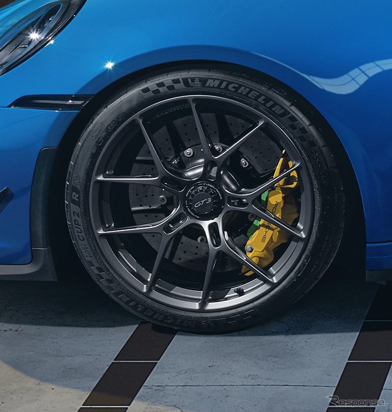 ポルシェ 911 GT3 新型の純正オプション「マンタイパフォーマンスキット」装着車《photo by Porsche》