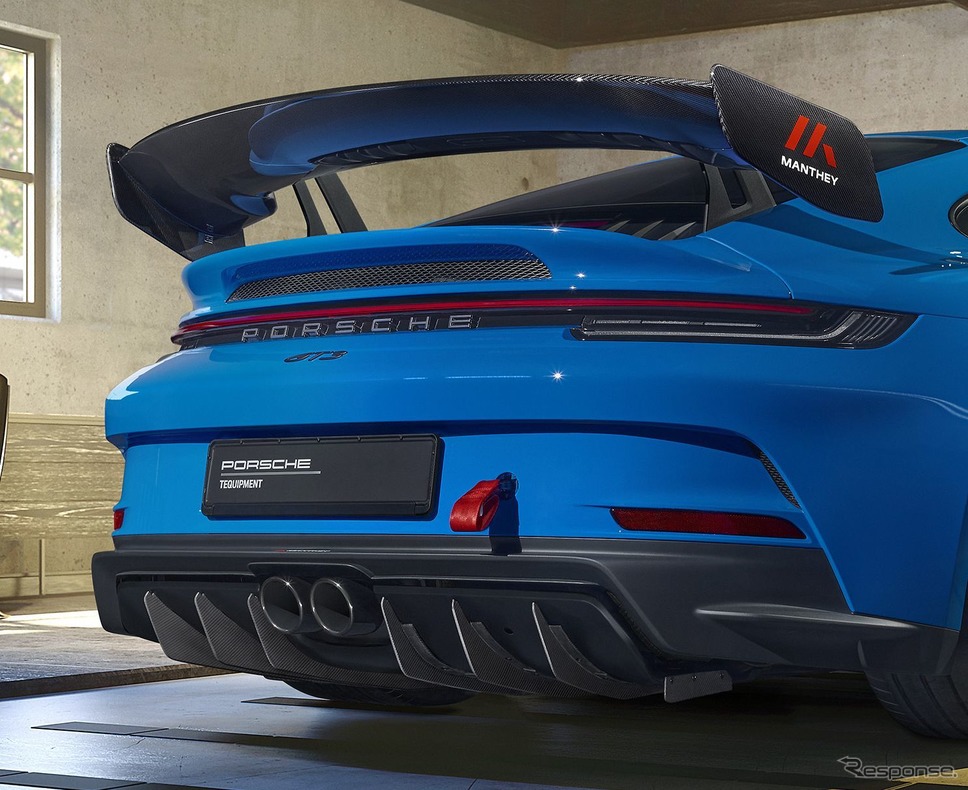 ポルシェ 911 GT3 新型の純正オプション「マンタイパフォーマンスキット」装着車《photo by Porsche》
