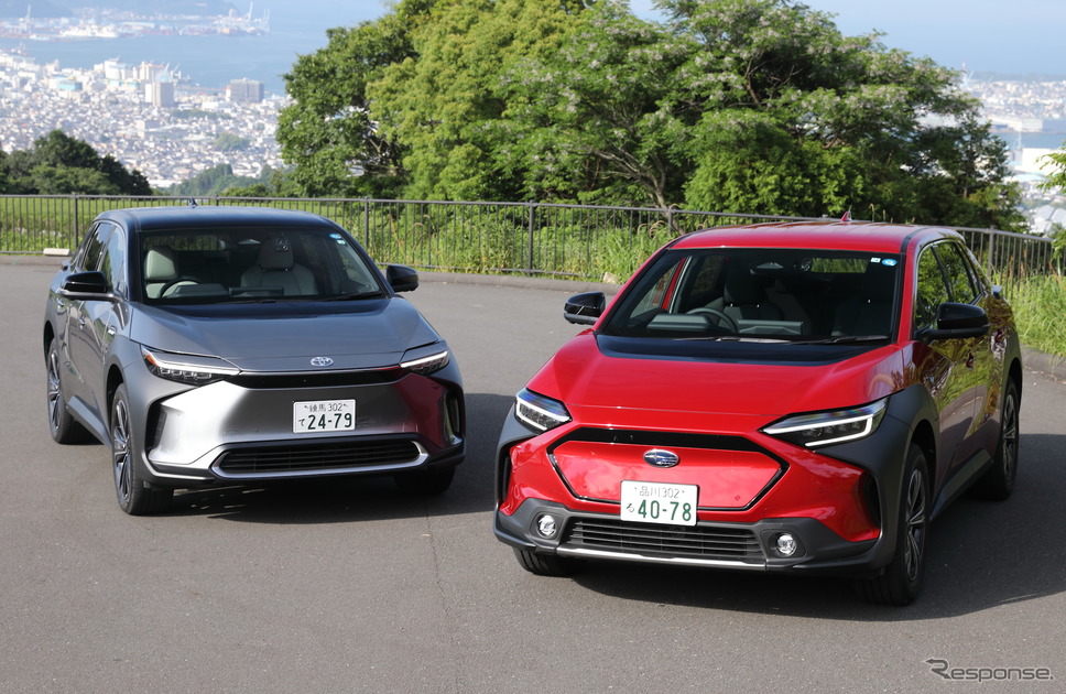 スバル ソルテラ《写真提供 トヨタ自動車、スバル》
