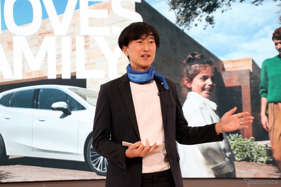 ビー・エム・ダブリューBMWブランド・マネジメント・ディビジョンの遠藤克之輔さん《写真撮影 内田俊一》