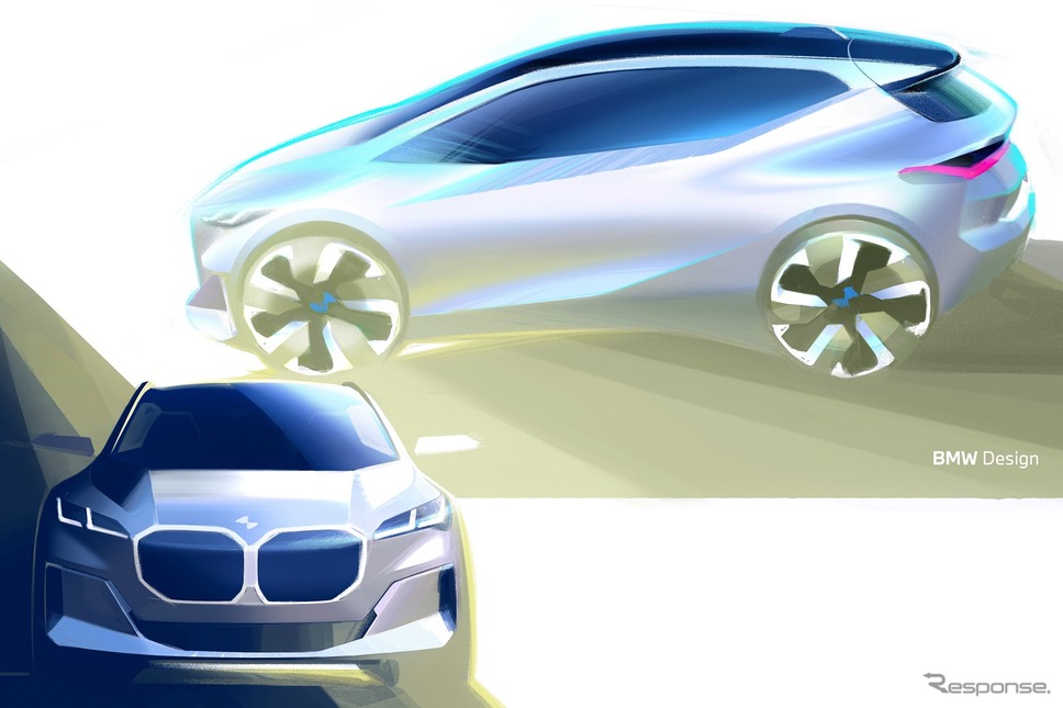 BMW 2シリーズアクティブツアラー デザインスケッチ《提供 BMW》
