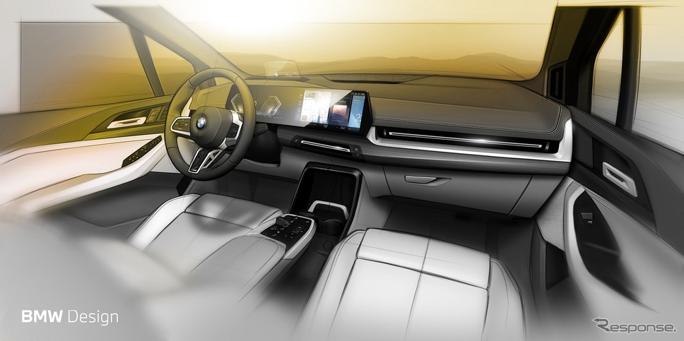 BMW 2シリーズアクティブツアラー デザインスケッチ《提供 BMW》