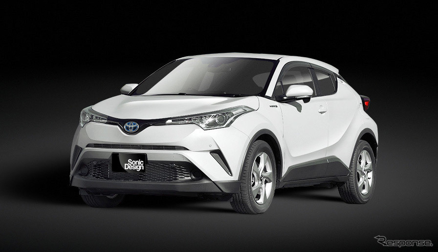 トヨタ C-HR(デモカー)《写真提供 ソニックデザイン》