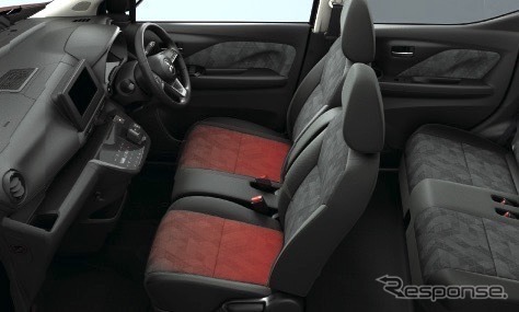 三菱eKクロスEV:運転席&助手席シートヒーター(座面)《画像提供 三菱自動車》