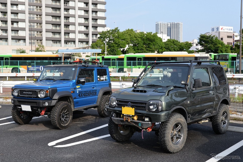 A PITオートバックス東雲モーニングミーティング「ジムニー」《写真撮影 嶽宮三郎》