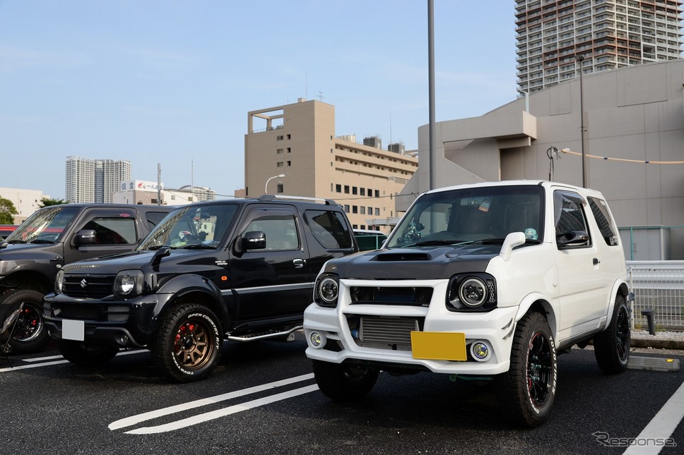 A PITオートバックス東雲モーニングミーティング「ジムニー」《写真撮影 嶽宮三郎》